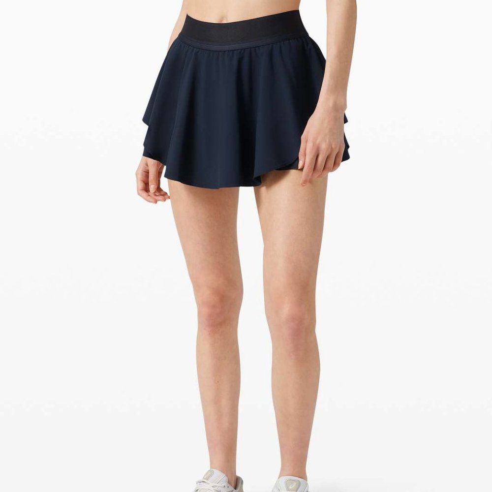 Lululemon Court Rival High Rise Skirt True Navy